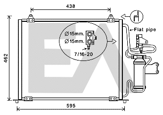 Condenser, air conditioning (30C60018)