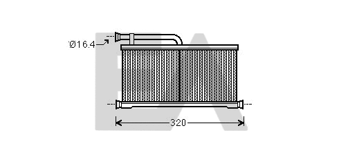 Heat Exchanger, interior heating (45C02013)
