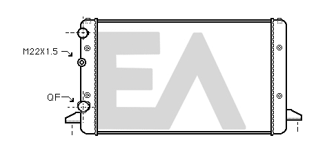 Radiator, engine cooling (31R77087)