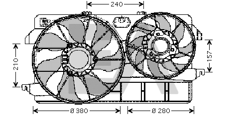 Fan, engine cooling (33V22029)