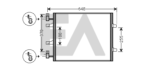 Condenser, air conditioning (30C60062)