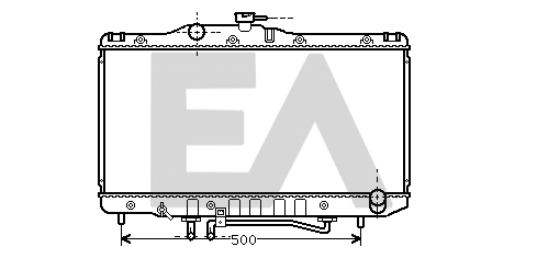 Radiator, engine cooling (31R71097)