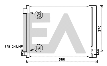 Condenser, air conditioning (30C18053)