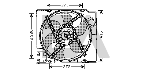 Fan, engine cooling (33V60004)