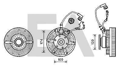 Fan Wheel, engine cooling (35C45D06)