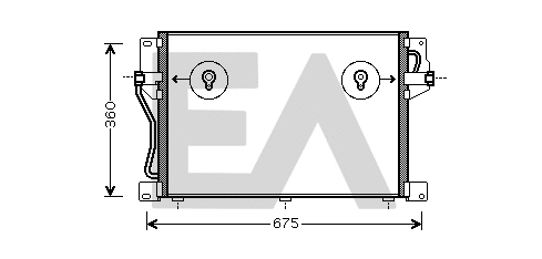 Condenser, air conditioning (30C78002)