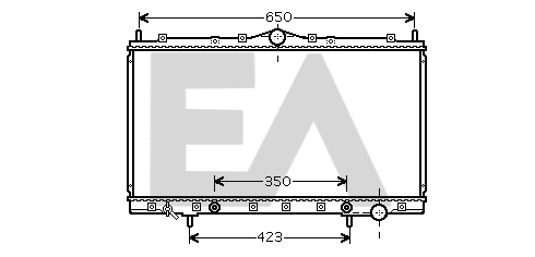 Radiator, engine cooling (31R51079)