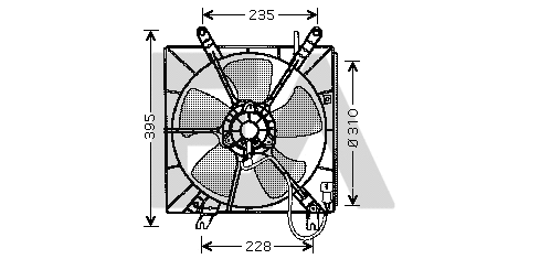Fan, engine cooling (33V26008)
