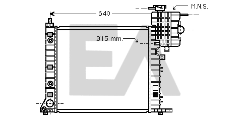 Radiator, engine cooling (31R50148)