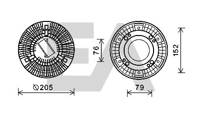 Fan Wheel, engine cooling (35C76D02)