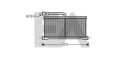 Heat Exchanger, interior heating (45C02001)