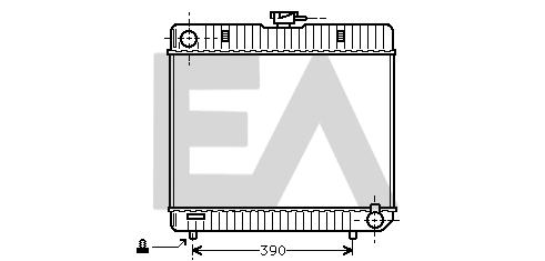 Radiator, engine cooling (31R50026)