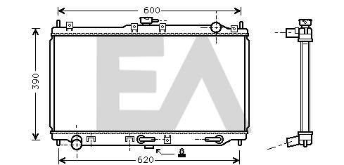 Radiator, engine cooling (31R52051)