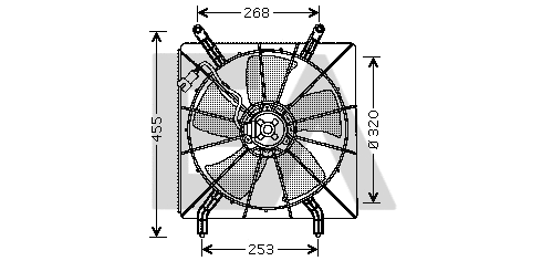 Fan, engine cooling (33V26019)