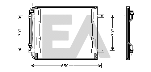 Condenser, air conditioning (30C45001)