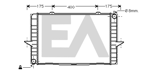 Radiator, engine cooling (31R78039)