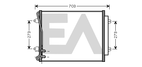 Condenser, air conditioning (30C77033)