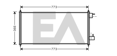 Condenser, air conditioning (30C22042)