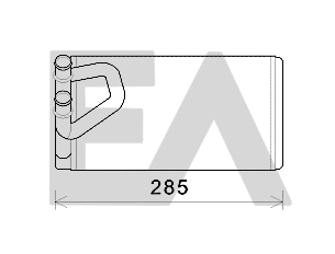 Heat Exchanger, interior heating (45C18005)