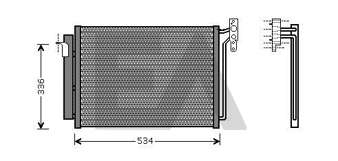 Condenser, air conditioning (30C07034)