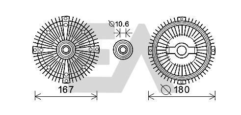 Fan Wheel, engine cooling (35C50D26)
