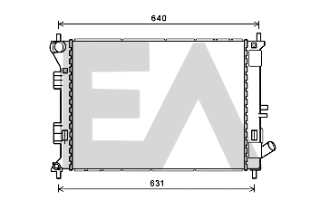Radiator, engine cooling (31R28145)