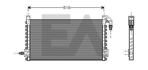 Condenser, air conditioning (30C76002)