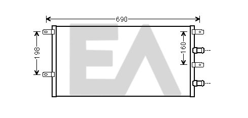 Radiator, engine cooling (31R30001)