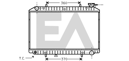 Radiator, engine cooling (31R18170)