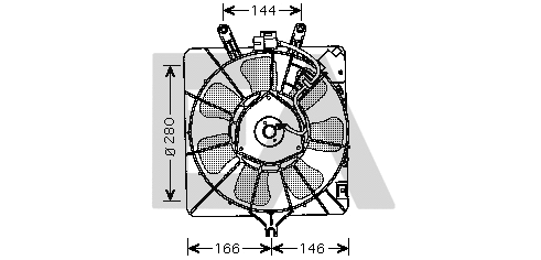 Fan, engine cooling (33V26034)