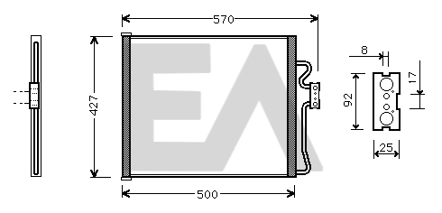 Condenser, air conditioning (30C07027)