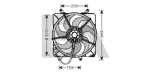 Fan, engine cooling (33V71003)