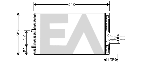 Condenser, air conditioning (30C10005)