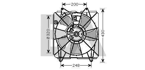 Fan, engine cooling (33V26024)