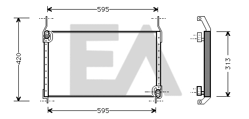 Condenser, air conditioning (30C25022)