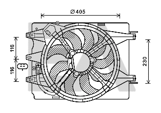 Fan, engine cooling (33V25094)