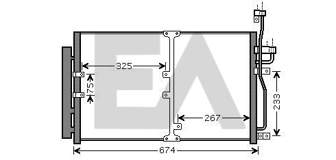 Condenser, air conditioning (30C54022)