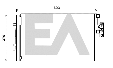 Condenser, air conditioning (30C07055)