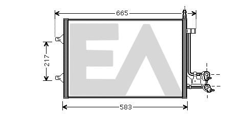 Condenser, air conditioning (30C22045)