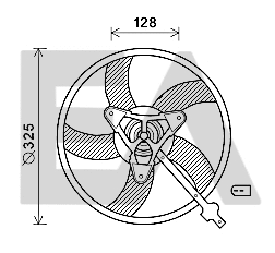 Fan, engine cooling (33V61002)