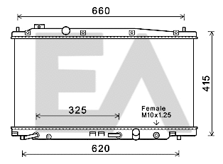 Radiator, engine cooling (31R26080)