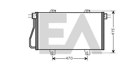 Condenser, air conditioning (30C60050)