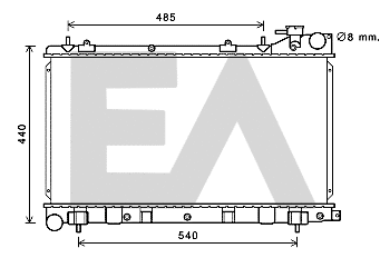 Radiator, engine cooling (31R68047)