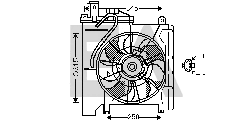 Fan, engine cooling (33V71048)