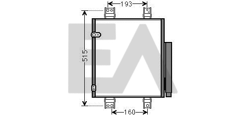 Condenser, air conditioning (30C19003)