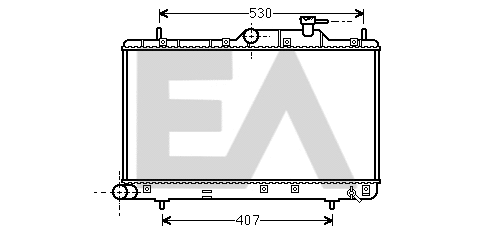Radiator, engine cooling (31R28144)