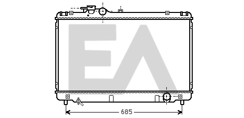 Radiator, engine cooling (31R71183)