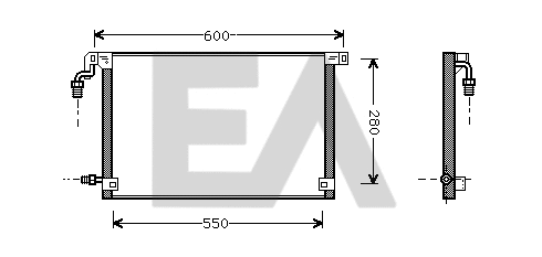 Condenser, air conditioning (30C10007)