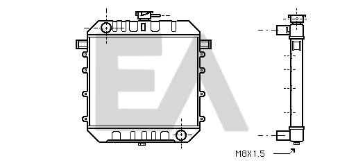 Radiator, engine cooling (31R54060)