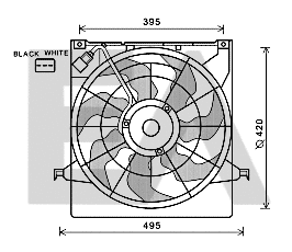 Fan, engine cooling (33V36022)